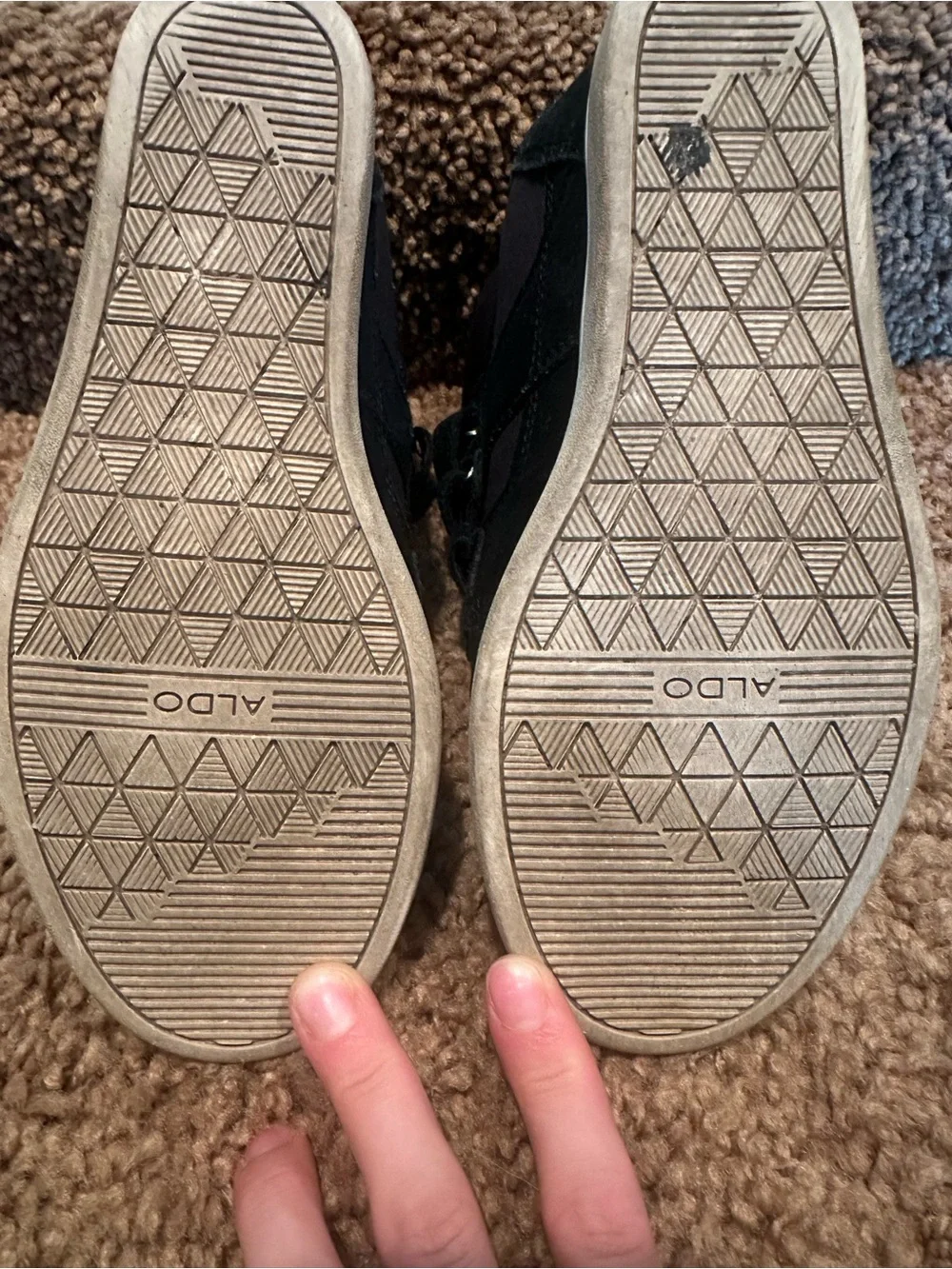 Aldo Wedge Sneakers with Velcro Straps